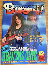 Usado, BURRN! 12/1992 Japan Metal Mag – Heavens Gate, Megadeth, Gamma Ray, Manowar + comprar usado  Enviando para Brazil