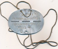 Rare plaque identité d'occasion  Badonviller
