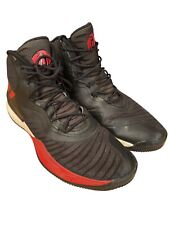 Tênis de basquete Adidas masculino D Rose 8 preto/vermelho tamanho EUA 12 Reino Unido 11,5 EUR 46 2/3 comprar usado  Enviando para Brazil