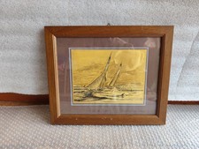 Quadro vintage barche usato  Zeccone