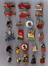 Lot pin pompier d'occasion  Beauvais