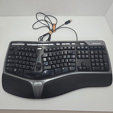 Usado, Teclado ergonômico natural Microsoft 4000 v1.0 com fio USB computador PC comprar usado  Enviando para Brazil