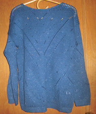 Damen strickpullover blau gebraucht kaufen  Hofheim