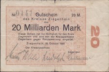 Ziegenhain milliarden mark gebraucht kaufen  Deutschland