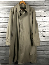 Trench coat masculino vintage London Fog Biege 44L 44 forrado longo com zíper comprar usado  Enviando para Brazil