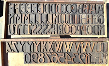 Letterpress wood poynder for sale  UK