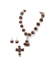 Parure graines rudraksha d'occasion  Paris IV