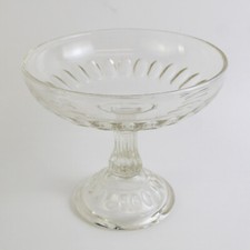 Tigela de vidro vintage compota 8" quadrada decorativa colecionável comprar usado  Enviando para Brazil