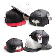 52~54Cm Kids Boys Baby Girls PU Polyester Buckle Belt Baseball Cap Hip-hop Hats comprar usado  Enviando para Brazil