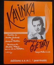 Partition kalinka georges d'occasion  Grancey-le-Château-Neuvelle