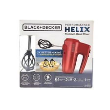 Mixer manual BLACK+DECKER Helix Premium – 5 velocidades, Turbo Boost, vermelho comprar usado  Enviando para Brazil