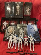 lote star wars serie negra clone trooper segunda mano  Embacar hacia Argentina