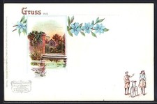Lithographie reklame deutschla gebraucht kaufen  Berlin