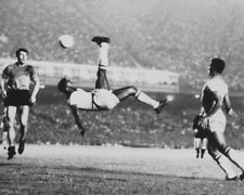 Foto brilhante 8"x10" pôster Brasil impressão futebol bicycle kick gol PELE, usado comprar usado  Enviando para Brazil