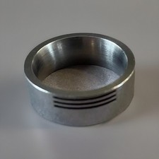 Fingerring edelstahl unisex gebraucht kaufen  Oettingen