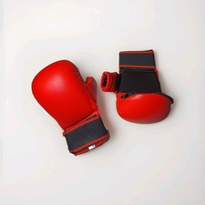 Luvas de karatê vermelhas tamanho S treinamento de artes marciais equipamento de proteção MMA comprar usado Luvas de karatê vermelhas tamanho S treinamento de artes marciais equipamento de proteção MMA comprar usado  Enviando para Brazil