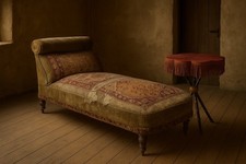 Victorian carpet chaise for sale  BIRMINGHAM