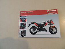 Instruktieboek  Honda CBR600 F FA Modelljahr 2012 Fahrerhandbuch  comprar usado  Enviando para Brazil