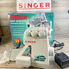 Máquina de costura SINGER minúscula Serger overedging modelo TS380A com caixa testada funciona! comprar usado Máquina de costura SINGER minúscula Serger overedging modelo TS380A com caixa testada funciona! comprar usado  Enviando para Brazil