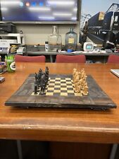 hand carved chess set for sale  Elgin