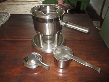 MCM Design Moderno FONDUE POT de Aço Inoxidável com duas opções para aquecer talvez NUNCA USADO, usado comprar usado  Enviando para Brazil