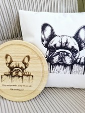 French bulldog cushion for sale  SPALDING