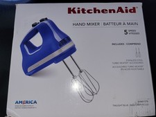 Novo na Caixa KitchenAid Ultra Power 5 Velocidades Batedeira Manual KHM512TB - AZUL CREPÚSCULO comprar usado  Enviando para Brazil