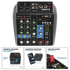 Vonyx vmm100 mixer for sale  UK