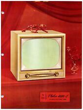 1950's Mid Century Philco 4016-L 21" Picture Tube Televisão Publicidade Especificação B4, usado comprar usado  Enviando para Brazil