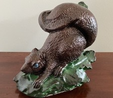 Painted concrete squirrel for sale  UK