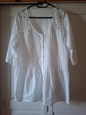 Bluse reinweiss 100 gebraucht kaufen  Zehdenick