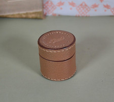 Vintage round leather for sale  GRANTHAM
