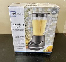Liquidificador MAINSTAYS-NOVO-Mainstays 500 W 48 oz frasco liquidificador 6 velocidades, preto comprar usado  Enviando para Brazil