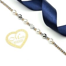 Bracciale perline oro usato  Paterno