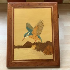 Marquetry wooden picture for sale  SWINDON