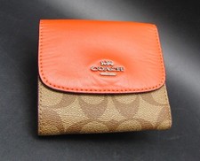 Coach trifold orange for sale  SPILSBY