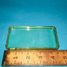 CAPA PROTETORA APPLE iPHONE 4 TELEFONE ÂMBAR TRANSPARENTE DIMENSÕES EXTERNAS 2,5 X 4,75 comprar usado  Enviando para Brazil