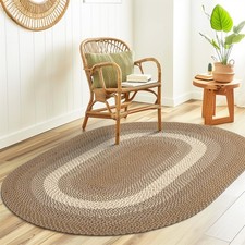 Brown braided rug for sale  Brentwood