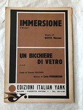 Spartito musicale immersione usato  Casalpusterlengo