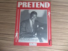 NAT KING COLE - PRETEND - ORIGINAL SHEET MUSIC (SH)* comprar usado  Enviando para Brazil