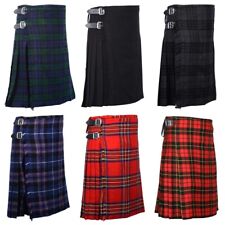 Kilt de lã acrílica masculino escocês 5 jardas tradicional casamento kilt tamanhos 28" - 62", usado comprar usado  Enviando para Brazil