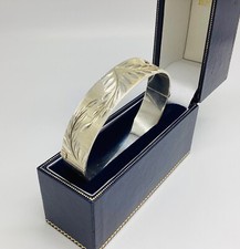 Solid silver bangle for sale  EDENBRIDGE