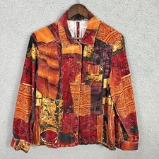 Chaqueta Chico’s Mujer 2 Pana Boho Patchwork Artístico Otoño Y2K Ecléctica Retro segunda mano  Embacar hacia Mexico