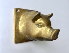 Brass pig head for sale  Fallon
