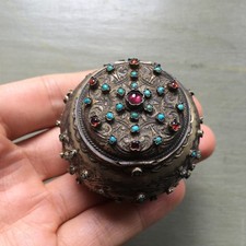 silver trinket box for sale  YORK