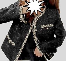 Boucle tweed blazer gebraucht kaufen  Deutschland
