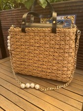 Zara korbtasche basttasche gebraucht kaufen  München