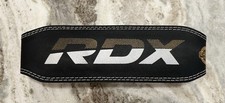 Usado, Cinto de couro ajustável para levantamento de peso RDX com suporte lombar acolchoado de 4 polegadas pequeno comprar usado  Enviando para Brazil