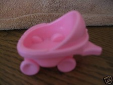 Carrinho de bebê Little People Home Sweet Doll House carrinho de bebê rosa berçário boneca criança comprar usado  Enviando para Brazil