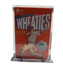 1999 WHEATIES “75 YEARS OF CHAMPIONS” MINI CAIXA ASSINATURA OURO 24K - MARK MCGWIRE comprar usado  Enviando para Brazil